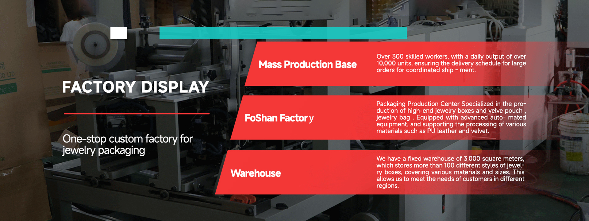 ποιότητας Η συσκευασία των κοσμημάτων εργοστάσιο