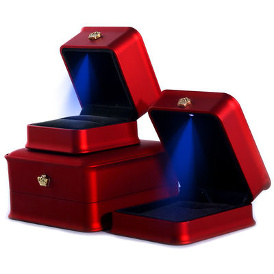 Αγορά Χρυσαφικά Πακέτο Hanhong Custom Luxury Crown LED Box για βραχιόλια περιδέραια και δαχτυλίδια online manufacture