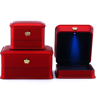 Χρυσαφικά Πακέτο Hanhong Custom Luxury Crown LED Box για βραχιόλια περιδέραια και δαχτυλίδια
