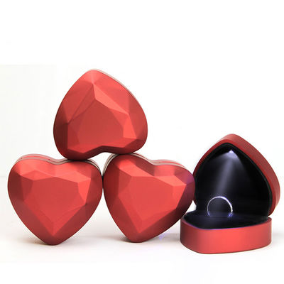 Προσαρμοσμένο μέγεθος LED πλαστική συσκευασία κοσμημάτων για δαχτυλίδι κολιέ σκουλαρίκια και βραχιόλι