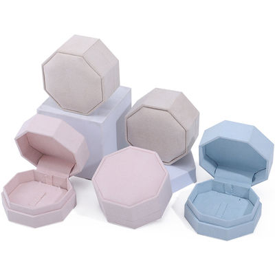 Αγορά 7.5*7.5cm Velvet Jewelry Box for Custom Logo Necklace and Ring Set Display Travel (Κουρέκι από βελούδινο κοσμήματα για το κολιέ και το δαχτυλίδι) online manufacture