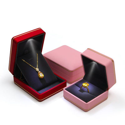 Χρυσαφικά Πακέτο Hanhong Custom Logo Silk Screen Printing Luxury LED Storage Box με φως