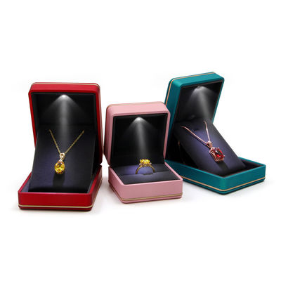 Χρυσαφικά Πακέτο Hanhong Custom Logo Silk Screen Printing Luxury LED Storage Box με φως