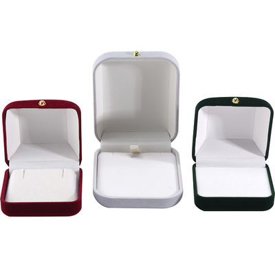 Hanhong Custom Logo Flocked Rectangle Κοσμήματα Πακέτο για βραχιόλι περιδέραιο σκουλαρίκια