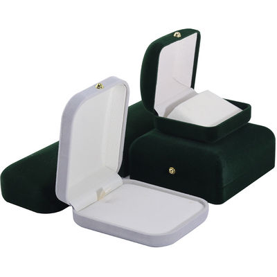 Hanhong Custom Logo Flocked Rectangle Κοσμήματα Πακέτο για βραχιόλι περιδέραιο σκουλαρίκια