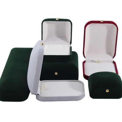 Hanhong Custom Logo Flocked Rectangle Κοσμήματα Πακέτο για βραχιόλι περιδέραιο σκουλαρίκια