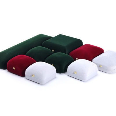 Hanhong Custom Logo Flocked Rectangle Κοσμήματα Πακέτο για βραχιόλι περιδέραιο σκουλαρίκια