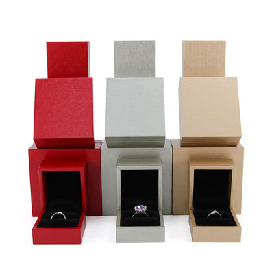 Προσαρμοσμένο μέγεθος Luxury Touch Cardboard Κοσμήματα συσκευασία κουτί για βραχιόλι και δαχτυλίδι