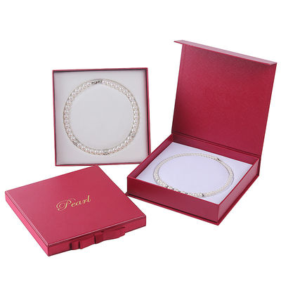 Hanhong εξατομικευμένο μέγεθος κόκκινο κοσμήματα χαρτόνι χαρτί μανίκι κουτί για βραχιόλι κολιέ