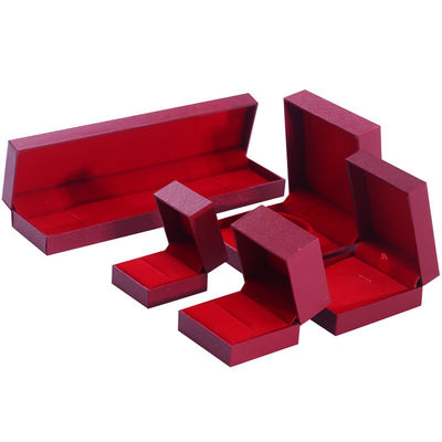 Χειροποίητο οικολογικό κουτί κοσμημάτων από χαρτόνι, κόκκινο, αναστρέψιμο, προσαρμόσιμο