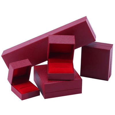 Χειροποίητο οικολογικό κουτί κοσμημάτων από χαρτόνι, κόκκινο, αναστρέψιμο, προσαρμόσιμο