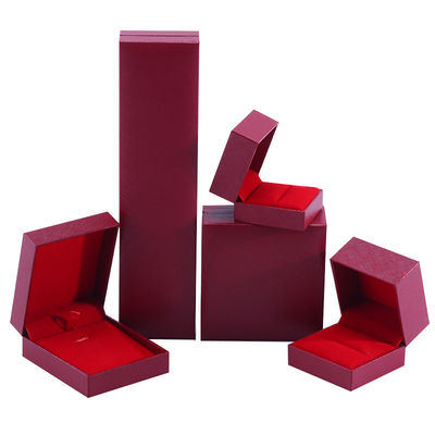 Χειροποίητο οικολογικό κουτί κοσμημάτων από χαρτόνι, κόκκινο, αναστρέψιμο, προσαρμόσιμο