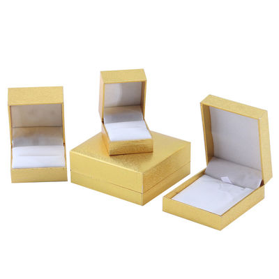 Χειροποίητο Eco Cardboard flip Κίτρινο κοσμηματοφυλάκιο προσαρμόσιμο κοσμηματοφυλάκιο