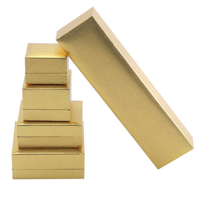 Χειροποίητο Eco Cardboard flip Κίτρινο κοσμηματοφυλάκιο προσαρμόσιμο κοσμηματοφυλάκιο