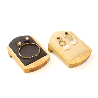 OEM Διακριτικά ξύλινα σκουλαρίκια Κρατήρα οθόνης Κοσμήματα Κεραυνό Εμφάνιση Ρεξί