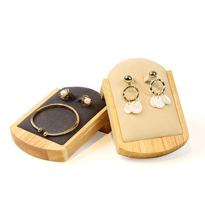 OEM Διακριτικά ξύλινα σκουλαρίκια Κρατήρα οθόνης Κοσμήματα Κεραυνό Εμφάνιση Ρεξί