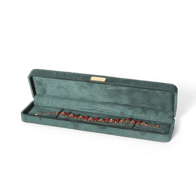 Οκταγωνικό στρατιωτικό πράσινο Βελούδινο Κουτί Κοσμημάτων, προσαρμόσιμο αναδιπλούμενο Κουτί Κοσμημάτων Με Χρυσό έμπλαστρο