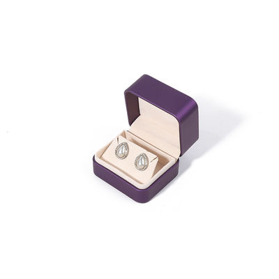 Κοσμηματοθήκη από δέρμα Premium Purple με ανάγλυφη εκτύπωση