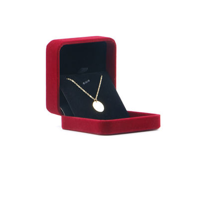 OEM ODM υψηλού επιπέδου βελούδινη κοσμήματα κουτί πολυτελή προσαρμόσιμο λογότυπο Κόκκινο βελούδινο κοσμήματα κουτί