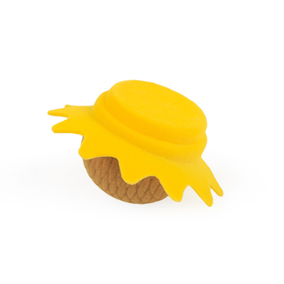 εξατομικευμένο, υψηλής ποιότητας, κίτρινο βελούδινο κουτί κοσμημάτων ηλίανθου για δαχτυλίδι