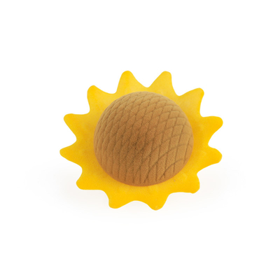 εξατομικευμένο, υψηλής ποιότητας, κίτρινο βελούδινο κουτί κοσμημάτων ηλίανθου για δαχτυλίδι